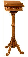 Church lecterns: Smyrna carved lectern