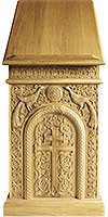 Church lecterns: Central lectern