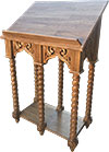 Double Greek carved lectern - S7