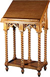 Double Greek carved lectern - S15