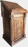 Carved church lectern - S28