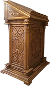 Double carved church lectern - U3