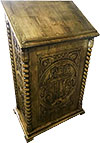 Double carved church lectern - U4
