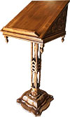 Carved church lectern - U9