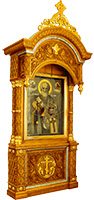 Church kiots: Phanar carved icon case (kiot)