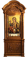 Carved floor icon kiot - P22