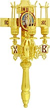 Paschal three-candle holder - 3