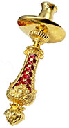 Jewelry hand candle-holder - A2684b