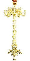 Floor church candle-stand - 707-2 (16 candles)
