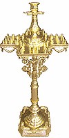 Floor Cross candle-stand