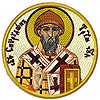 Embroidered icon - Holy Hierarch Spyridon of Tremethius
