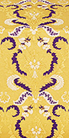 Jordan metallic brocade (violet/gold)