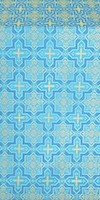 Custodian silk (rayon brocade) (blue/gold)