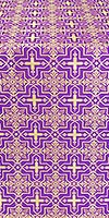 Custodian metallic brocade (violet/gold)