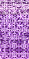 Custodian silk (rayon brocade) (violet/silver)