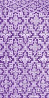 Solovki silk (rayon brocade) (violet/silver)