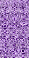 Nicea silk (rayon brocade) (violet/silver)