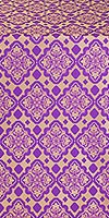 Souzdal silk (rayon brocade) (violet/gold)