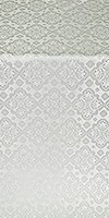 Souzdal silk (rayon brocade) (white/silver)