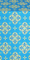 Kostroma metallic brocade (blue/gold)