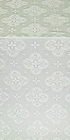 Kostroma metallic brocade (white/silver)