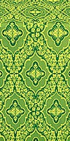 Don silk (rayon brocade) (green/gold)