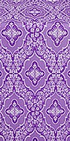 Don silk (rayon brocade) (violet/silver)
