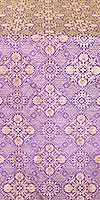 Pskov silk (rayon brocade) (violet/gold)