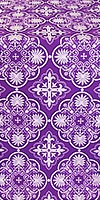 Pskov silk (rayon brocade) (violet/silver)