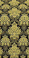 Pavlov Bouquet metallic brocade (black/gold)