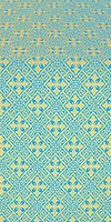 Stone Flower metallic brocade (blue/gold)