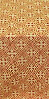 Stone Flower silk (rayon brocade) (red/gold)