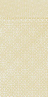 Jerusalem Cross metallic brocade (white/gold)