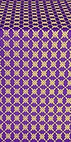Snowflake silk (rayon brocade) (violet/gold)
