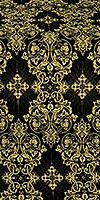 Sloutsk metallic brocade (black/gold)