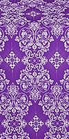 Sloutsk silk (rayon brocade) (violet/silver)