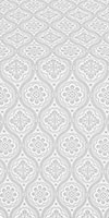 Byzantine silk (rayon brocade) (white/silver)