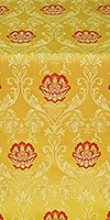 Pavlov Rose silk (rayon brocade) (yellow/gold)
