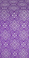 Vilno silk (rayon brocade) (violet/silver)
