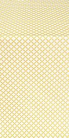 Sayany silk (rayon brocade) (white/gold)