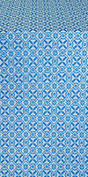 Elets silk (rayon brocade) (blue/silver)