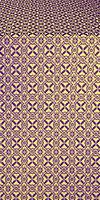 Elets silk (rayon brocade) (violet/gold)