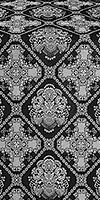 Donetsk metallic brocade (black/silver)