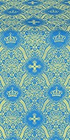 Kingdom metallic brocade (blue/gold)