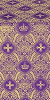 Kingdom silk (rayon brocade) (violet/gold)