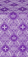 Kingdom silk (rayon brocade) (violet/silver)
