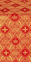 Kingdom silk (rayon brocade) (red/gold)