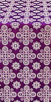 Bethlehem silk (rayon brocade) (violet/silver)