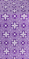 Ancient Byzantium silk (rayon brocade) (violet/silver)