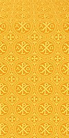 Alpha-and-Omega metallic brocade (yellow/gold)